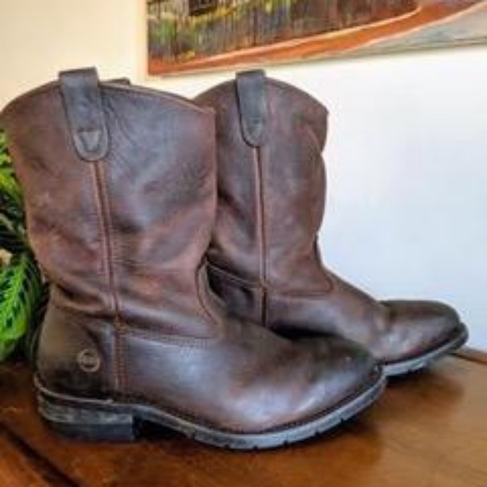 Steel Toe Cowboy Work Boots
